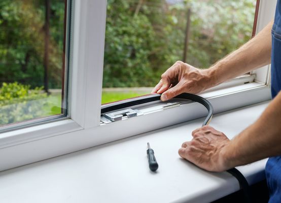 Pose de nouveaux joints sur fenêtre