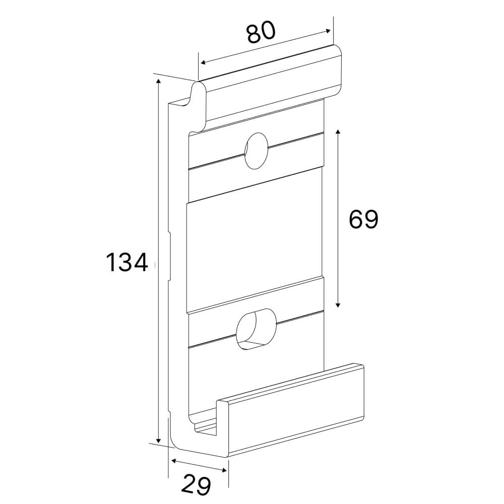 Store banne Exclusif : Pose au mur (jusqu'à 480 cm)