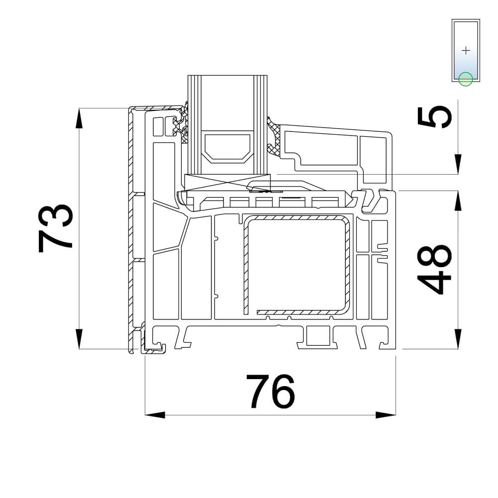 TwinSet neo AD - Vitrage fixe