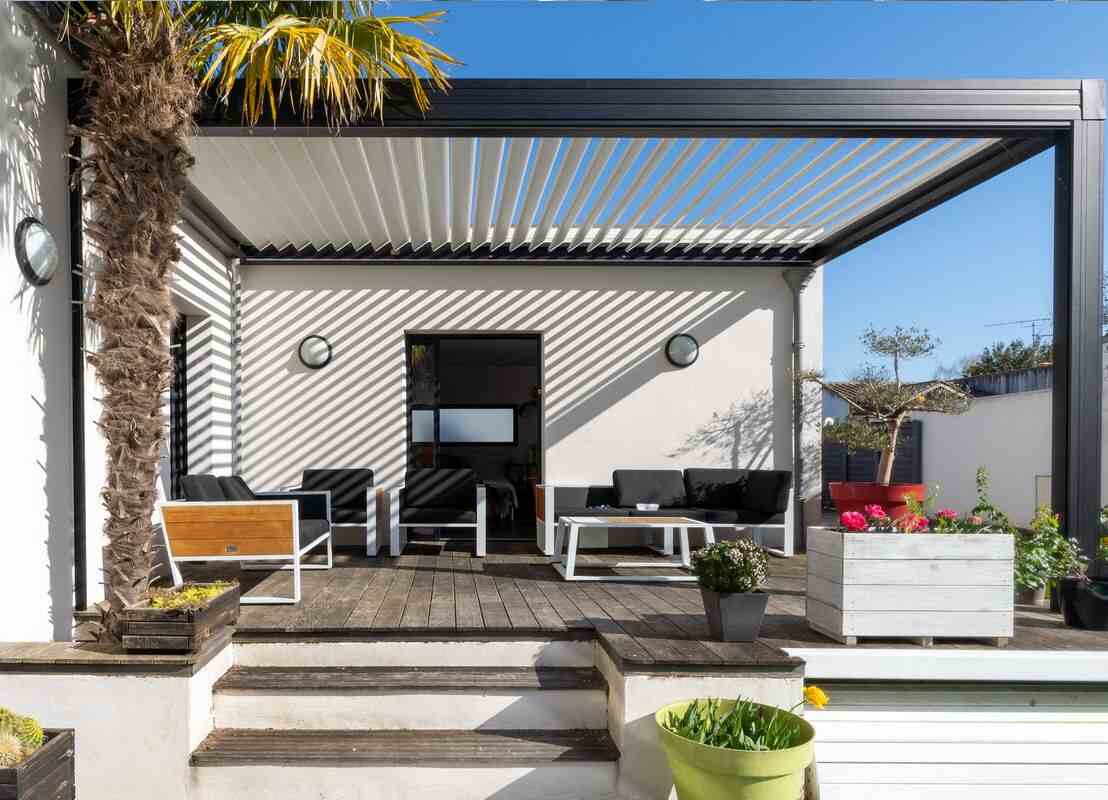 Pergola bioclimatique Renson