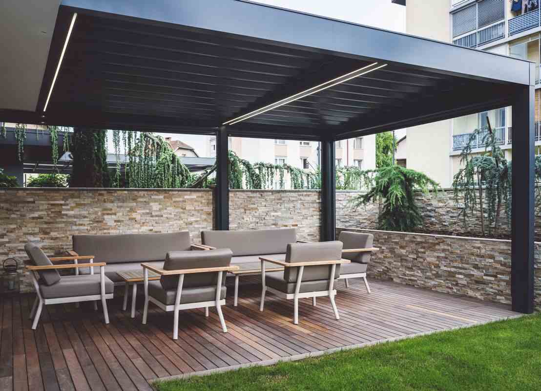 Pergola bioclimatique Coublanc