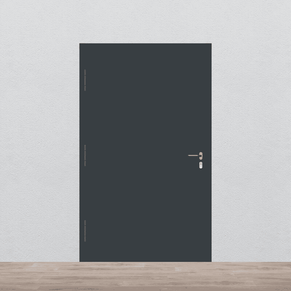 Porte d'entrée Alu 130 x 215 cm – vue intérieure